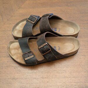 Birkenstock Arizona Leather Habana (Brown) Sandals